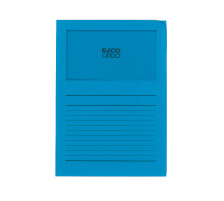 ELCO Dossier Ordo 120g A4 bleu intense, fentre 10 pcs., 73695.32