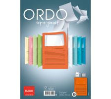 ELCO Sichthlle Ordo 120g A4 orange, Fenster 10 Stck, 73695.82