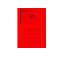 ELCO Sichthlle Ordo 120g A4 rot, Fenster 10 Stck, 73695.92