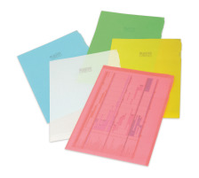 ELCO Dossier Ordo transparent A4 5-couleurs assort. 5x2 pices, 73696