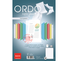 ELCO Dossier Ordo transparent A4 blanc 10 pices, 73696.14