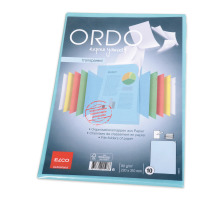 ELCO Dossier Ordo transparent A4 bleu 10 pices, 73696.34