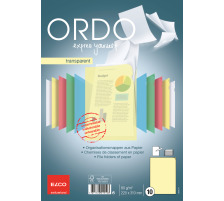 ELCO Dossier Ordo transparent A4 jaune 10 pices, 73696.74