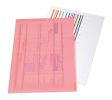ELCO Dossier Ordo transparent A4 rouge 10 pices, 73696.94