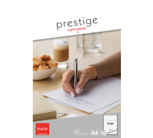 ELCO Bloc de corresp. Prestige A4 blanc, lign, 80g 50 flls., 73711.15