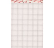 ELCO Bloc-notes quadrill 4mm A6 blanc, 70gm2 3x100 flls., 74432.17