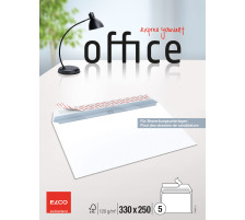 ELCO Enveloppe Office 330x250mm 120g, blanc, colle 5 pcs., 74486.12
