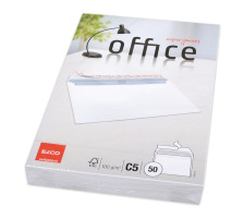 ELCO Enveloppe Office s/fentre C5 100g, blanc 50 pcs., 74491.12
