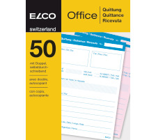ELCO Quittance A6 60g 50x2 flls., 74591.19