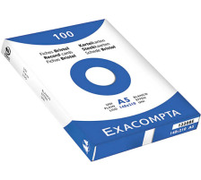 EXACOMPTA Cartes-fiche blanco A5 blanc 100 pcs., 13308E