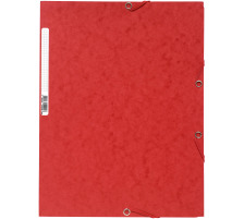 EXACOMPTA Gummibandmappe A4 rot, 55505E
