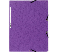 EXACOMPTA Gummibandmappe A4 violett, 55508E