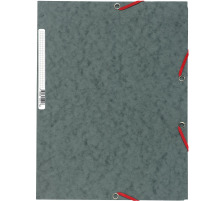 EXACOMPTA Gummibandmappe A4 grau, 55511E