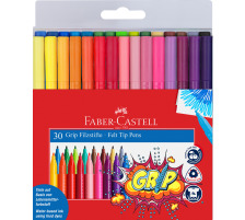 FABER-CASTELL Permenant Marker Grip 3mm ass. 30 pcs., 155335