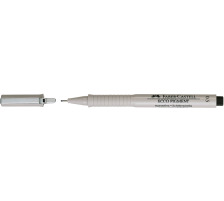 FABER-CASTELL Tintenschreiber ECCO 0,5mm Pigment, schwarz, 166599