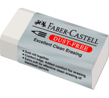 FABER-CASTELL Gomme Dust-free blanc, 187130