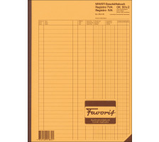 FAVORIT Livre de caisse TVA 50x2 feuilles, 354OK