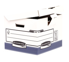FELLOWES Flip Top Cube bleu 35x28x35 cm, 21601
