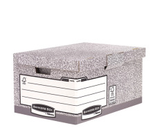 10 X FELLOWES Flip Top Maxi gris 37,8x29,3x54,5 cm, 1181501