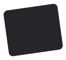 FELLOWES Einfaches Maus Pad schwarz, 29704