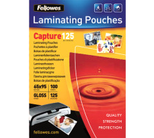 FELLOWES Folientasche 125mic 65x95mm glossy 100 Stck, 5306702