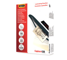 FELLOWES Pochette plast.125mic 83x113mm glossy 100 pcs., 5307101