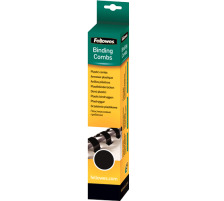 FELLOWES Plastikbindercken 10 mm schwarz, rund 25 Stck, 5331102