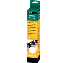 FELLOWES Plastikbindercken 6mm weiss, rund 100 Stck, 5345005