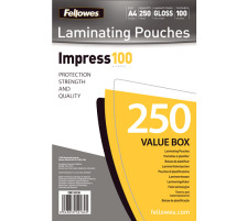 FELLOWES Pochette plastif. 100mic A4 glossy 100 pcs., 5351111