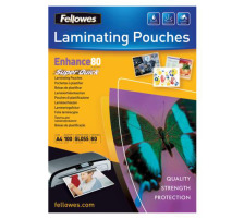 FELLOWES SuperQuick Laminierfolien A4 80my 100 Blatt, 5440001