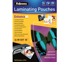 FELLOWES Pochette plastif. 80mic A4 matt 100 pcs., 5452103