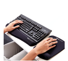 FELLOWES Tastatur-Handgelenkauflage PlushTouch schwarz, 9252103