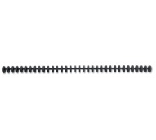 GBC Plastikbindercken 12mm A4 schwarz, 34 Ringe 50 Stck, 388064E