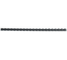 GBC Plastikbindrcken 6mm A4 schwarz, 21 Ringe 100 Stck, 4028173