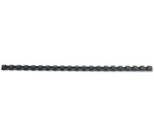GBC Plastikbindrcken 8mm A4 schwarz, 21 Ringe 100 Stck, 4028174