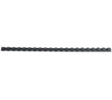 GBC Plastikbindrcken 10mm A4 schwarz, 21 Ringe 100 Stck, 4028175