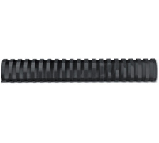 GBC Plastikbindercken 32mm A4 schwarz, 21 Ringe 50 Stck, 4028184