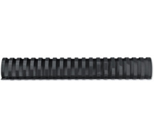GBC Plastikbindercken 51mm A4 schwarz, 21 Ringe 50 Stck, 4028187