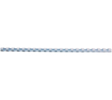 GBC Plastikbindrcken 6mm A4 weiss, 21 Ringe 100 Stck, 4028193