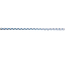 GBC Plastikbindrcken 8mm A4 weiss, 21 Ringe 100 Stck, 4028194
