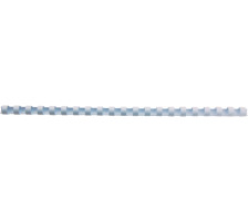 GBC Baguettes de reliure 10mm A4 blanc, 21 anneaux 100 pcs., 4028195