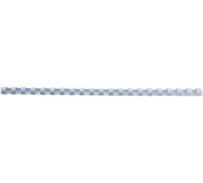 GBC Plastikbindercken 12mm A4 weiss, 21 Ringe 100 Stck, 4028197