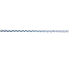 GBC Baguettes de reliure 14mm A4 blanc, 21 anneaux 100 pcs., 4028198