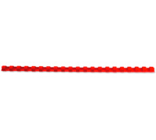 GBC Baguettes de reliure 14mm A4 rouge, 21 anneaux 100 pcs., 4028218