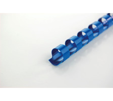 GBC Plastikbindrcken 6mm A4 blau, 21 Ringe 100 Stck, 4028233