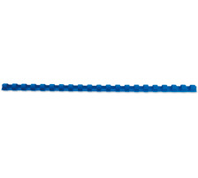 GBC Baguettes de reliure 12mm A4 bleu, 21 anneaux 100 pcs., 4028237