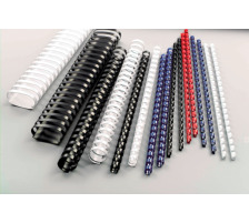 GBC Baguettes de reliure 12mm A4 bleu, 21 anneaux 100 pcs., 4028237