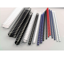 GBC Baguettes de reliure 14mm A4 bleu, 21 anneaux 100 pcs., 4028238