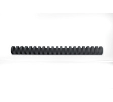 GBC Baguettes de reliure 16mm A4 noir, 21 anneaux 100 pcs., 4028600