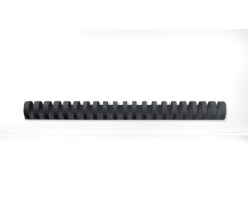 GBC Baguettes de reliure 19mm A4 noir, 21 anneaux 100 pcs., 4028601